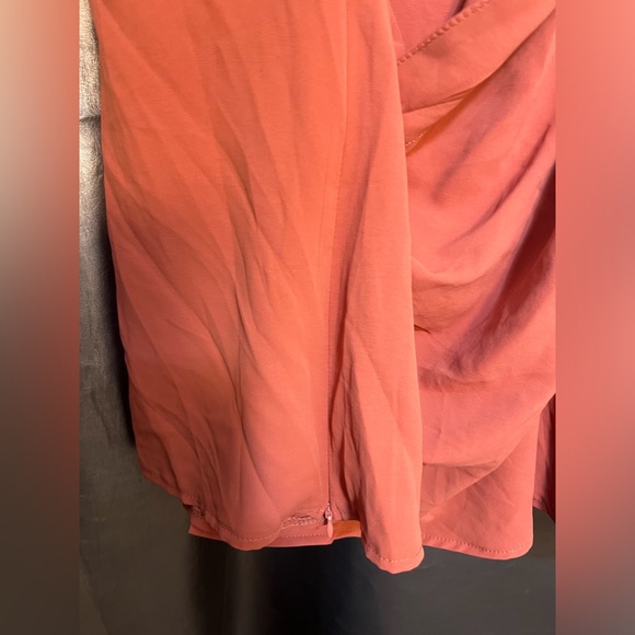 NWOT Shein women’s size 4X Blouse rustic orange - Picture 4 of 7